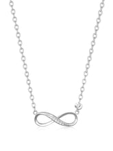 Infinite Love Rose Gold CZ Pendant Chain