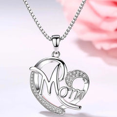 Aqua Radiance Crystal Pendant Chain