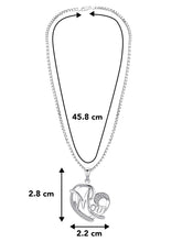 Aqua Radiance Crystal Pendant Chain - For test