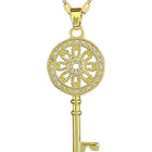 Key to Radiance CZ Pendant Chain
