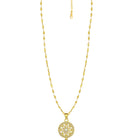 Key to Radiance CZ Pendant Chain