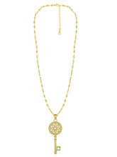 Key to Radiance CZ Pendant Chain
