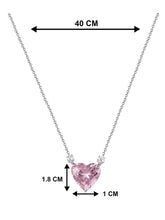 CZ Pendant Chain Necklace – Elegant Fashion Jewellery by Peora

