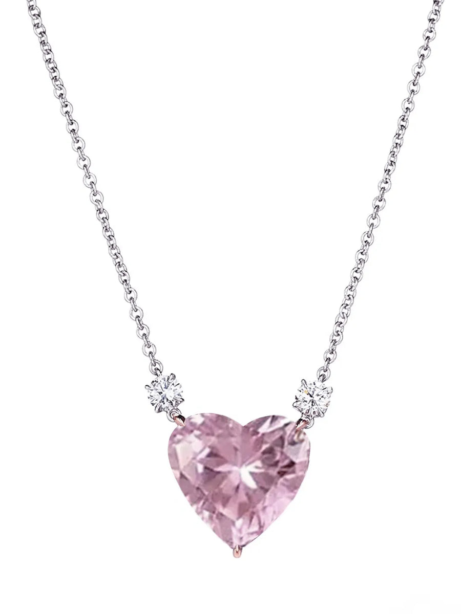 CZ Pendant Chain Necklace – Elegant Fashion Jewellery by Peora

