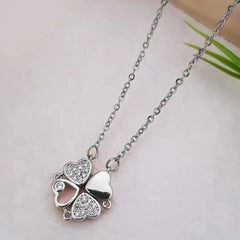 Eternal Love Four Heart Clover Necklace