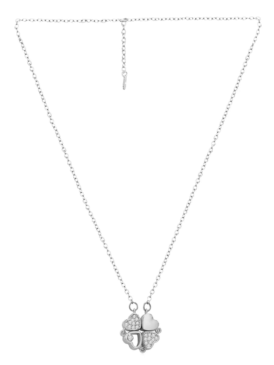 Eternal Love Four Heart Clover Necklace