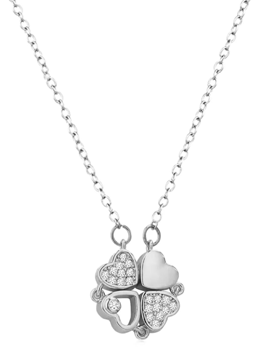 Eternal Love Four Heart Clover Necklace