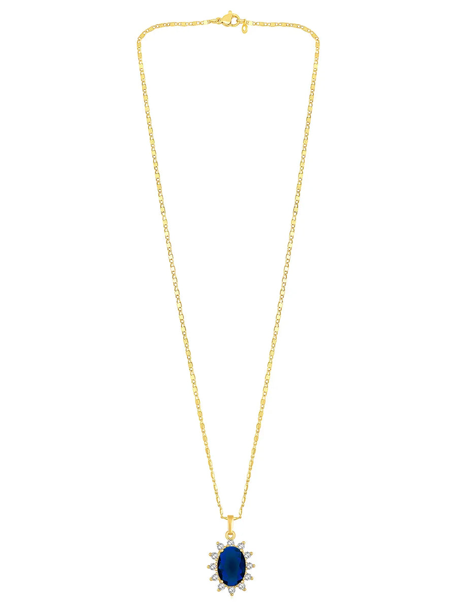 Peora Crystal Stone Pendant – Dazzling & Elegant Jewellery