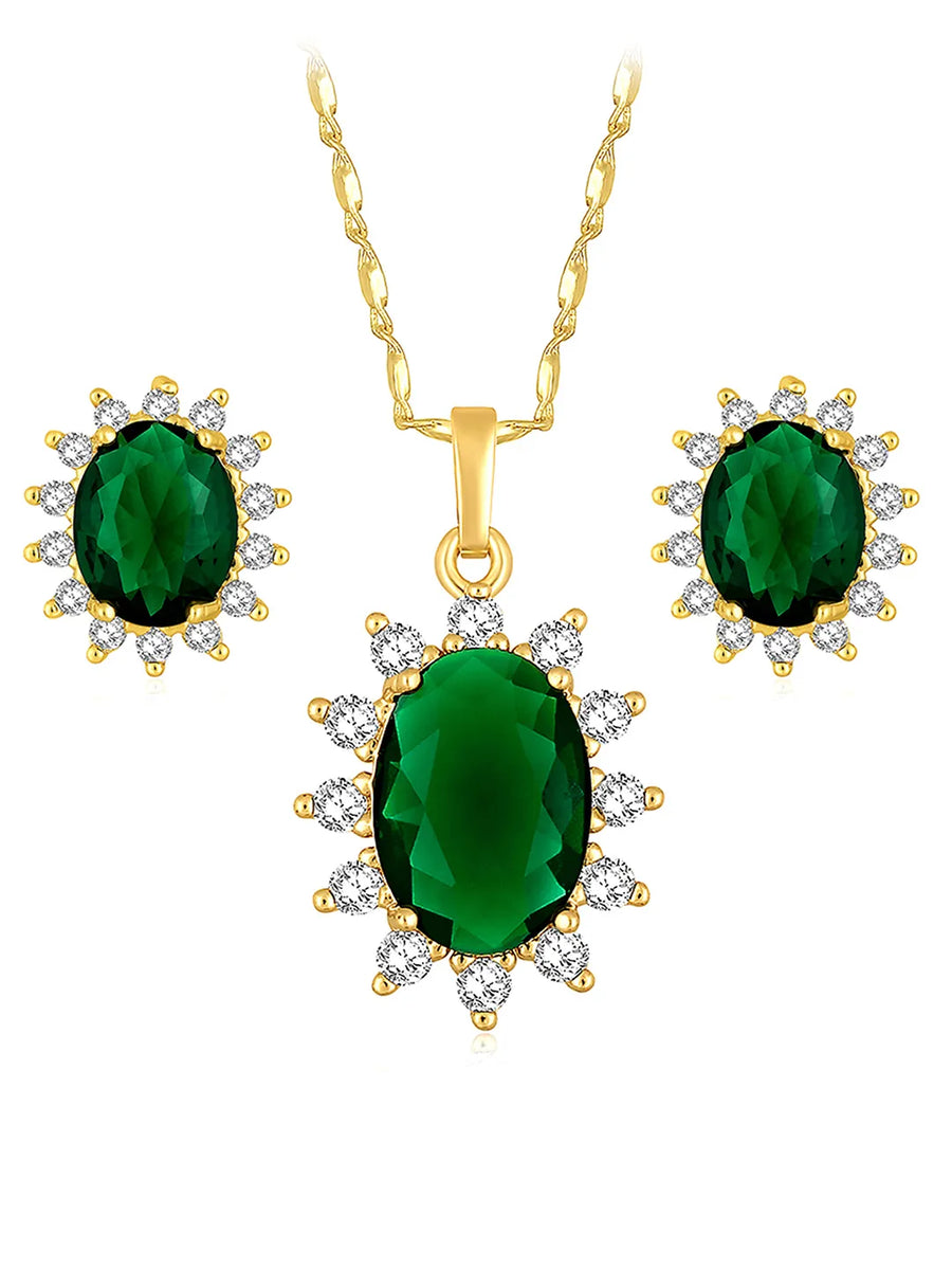 Peora Crystal Stone Pendant – Dazzling & Elegant Jewellery