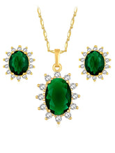 Peora Crystal Stone Pendant – Dazzling & Elegant Jewellery