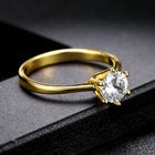 Timeless Crystal Solitaire Pendant Set