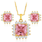 Peora Pendant and Earrings Set – Elegant Matching Jewellery