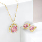 Peora Pendant and Earrings Set – Elegant Matching Jewellery