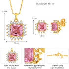 Peora Pendant and Earrings Set – Elegant Matching Jewellery