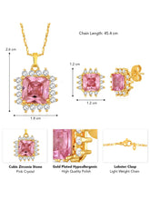 Peora Pendant and Earrings Set – Elegant Matching Jewellery