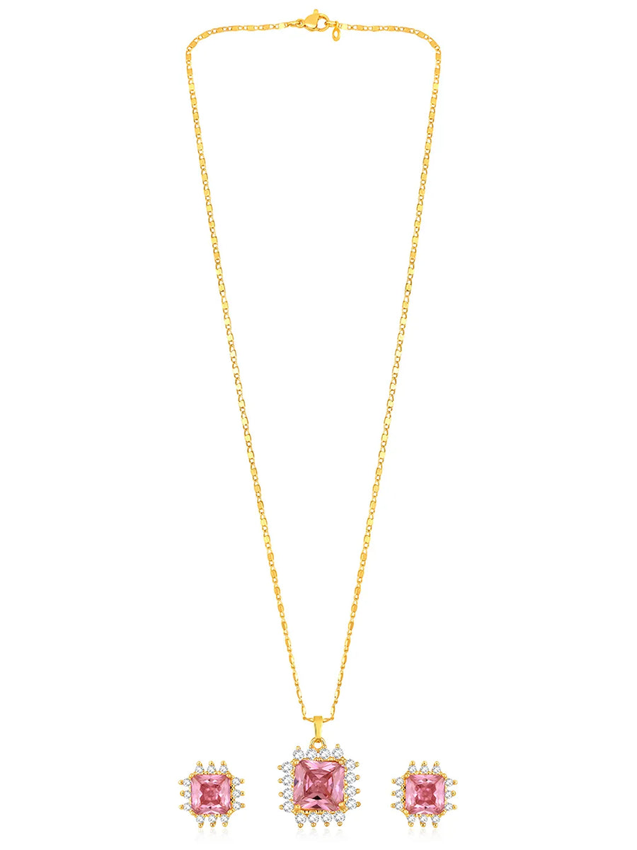 Peora Pendant and Earrings Set – Elegant Matching Jewellery