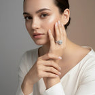 Celestial Spark CZ Silver Ring