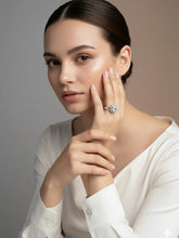Celestial Spark CZ Silver Ring