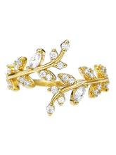 Garden Grace Crystal Branch Ring Band
