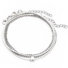 Classic Charm Anklet | Elegant Foot Jewellery by Peora

