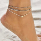 Classic Charm Anklet | Elegant Foot Jewellery by Peora

