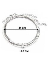 Classic Charm Anklet | Elegant Foot Jewellery by Peora

