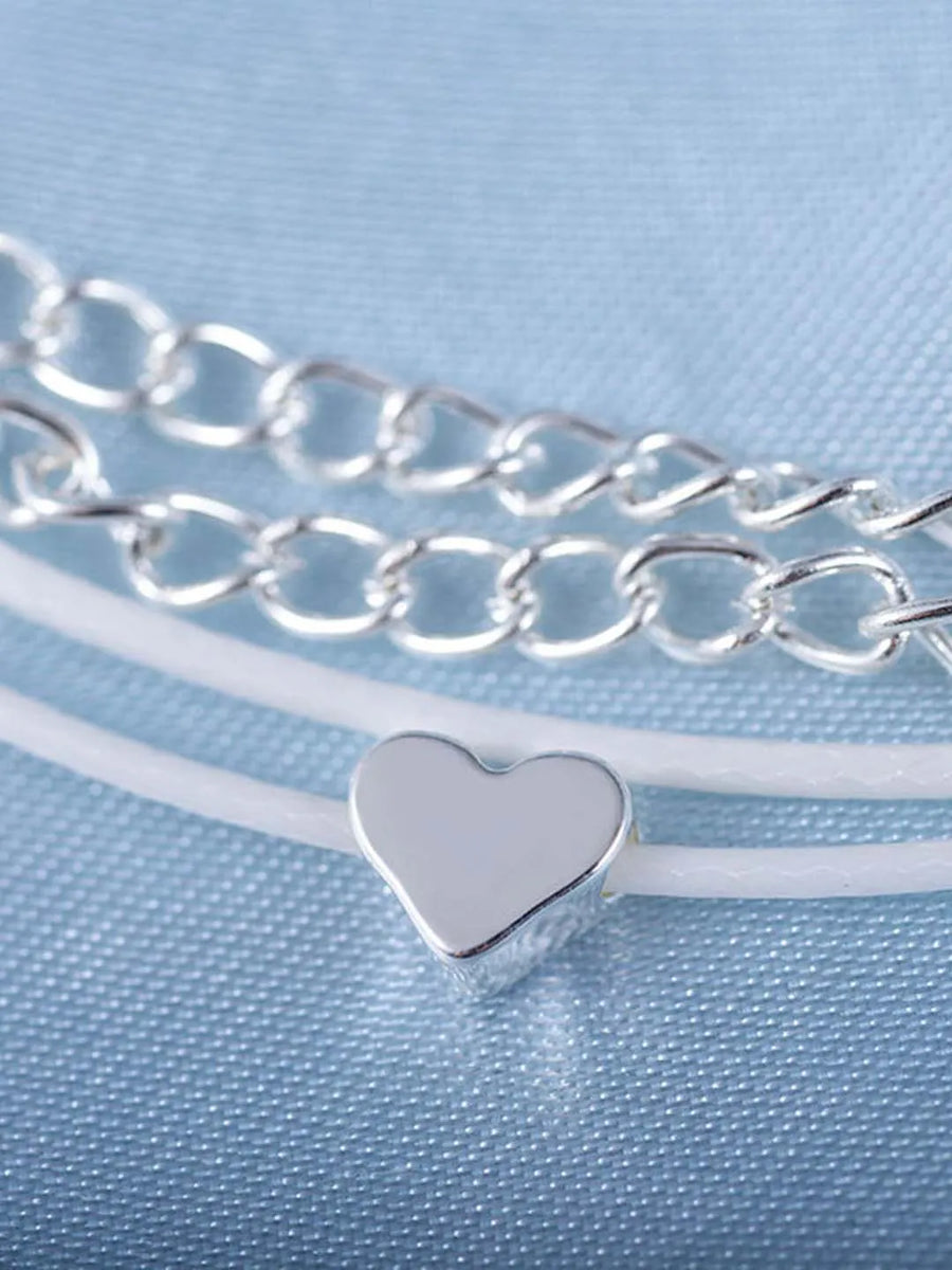 Classic Charm Anklet | Elegant Foot Jewellery by Peora

