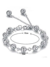 Graceful Orbit Round Charms Bracelet