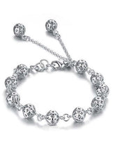 Graceful Orbit Round Charms Bracelet