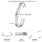 Moments in Time Roman Charm Cuff Bracelet