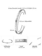 Moments in Time Roman Charm Cuff Bracelet