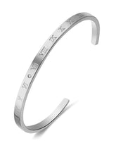 Moments in Time Roman Charm Cuff Bracelet