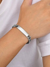 Openable Steel Link Bracelet for Him