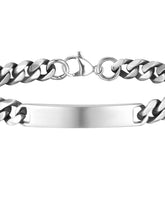 Openable Steel Link Bracelet for Him