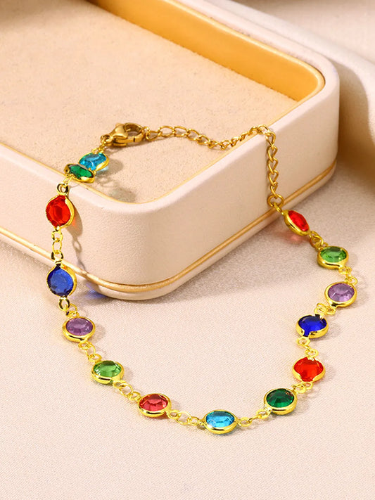 Peora Bracelet with Gems – Elegant & Vibrant Jewellery
