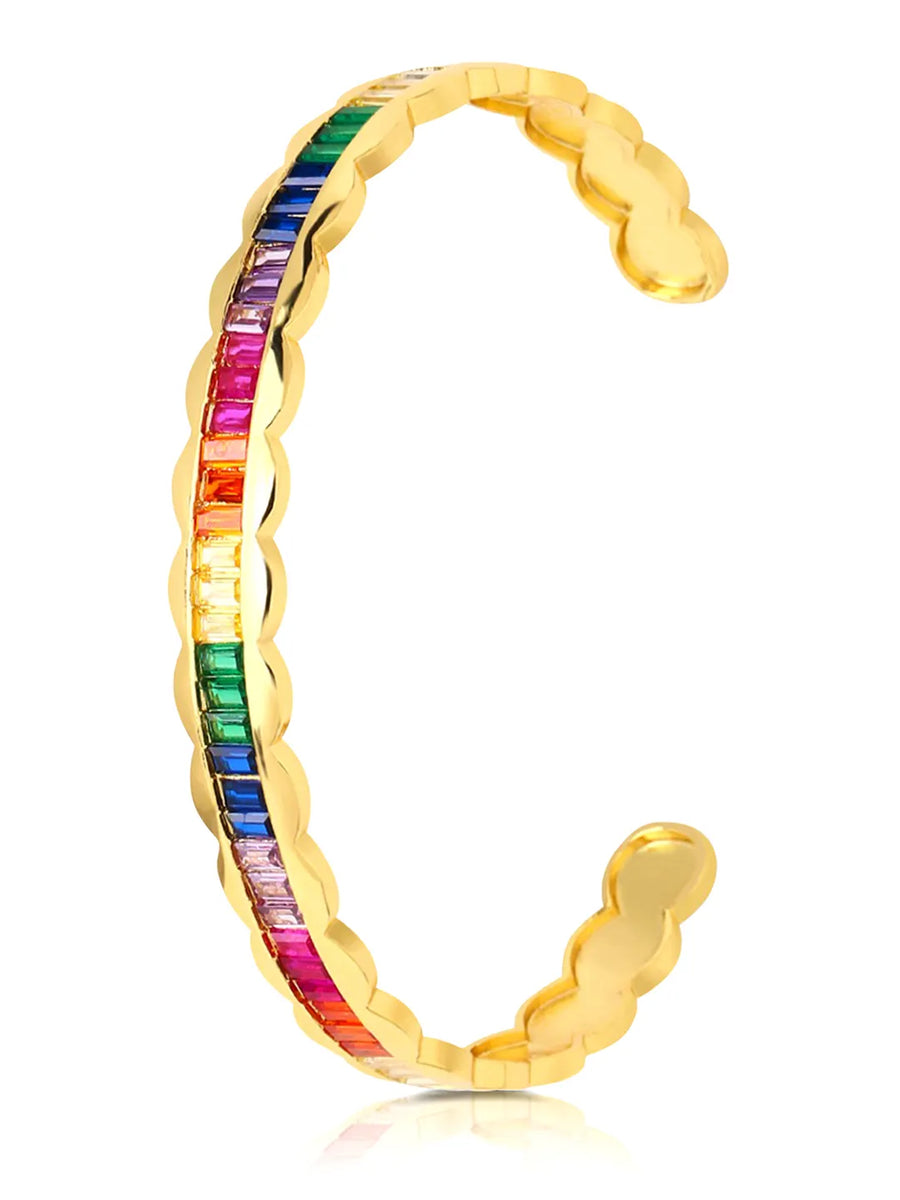 Peora Bracelet with Baguette Stones – Classy & Refined Sparkle