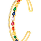 Peora Sparkle Cuff Bracelet – Glamorous & Elegant Shine