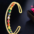 Peora Sparkle Cuff Bracelet – Glamorous & Elegant Shine