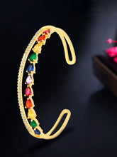 Peora Sparkle Cuff Bracelet – Glamorous & Elegant Shine