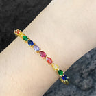 Peora Sparkle Cuff Bracelet – Glamorous & Elegant Shine