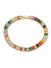 Peora Baguette Stone Bracelet – Sleek & Sophisticated Sparkle