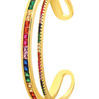 Peora Stone Cuff Bracelet – Elegant & Eye-Catching Design