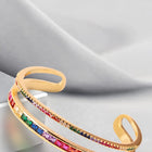 Peora Stone Cuff Bracelet – Elegant & Eye-Catching Design