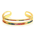 Peora Stone Cuff Bracelet – Elegant & Eye-Catching Design
