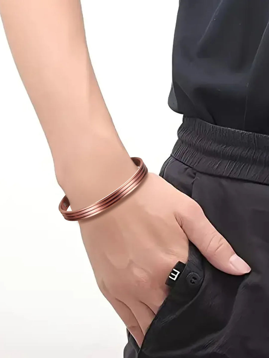 Peora Copper Kada Bracelet – Traditional Healing Style