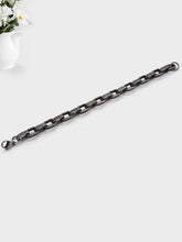 Dark Grace Sculpted Link Bracelet