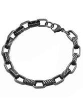 Dark Grace Sculpted Link Bracelet