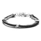 Steel Embrace Braided Duo Bracelet
