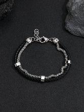 Steel Embrace Braided Duo Bracelet