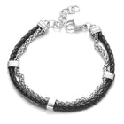 Steel Embrace Braided Duo Bracelet